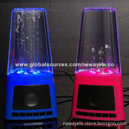 2013 Hot Sell Multiple Cards Reader Speaker with LED Colorful Fountain